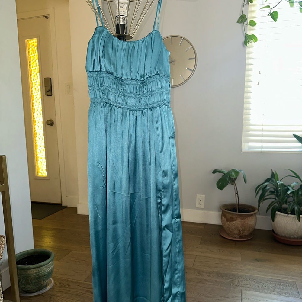 Abercrombie & Fitch Teal Maxi Dress